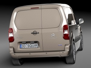 Citroen Berlingo 2015 3D Model