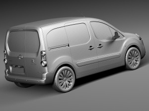 Citroen Berlingo 2015 3D Model