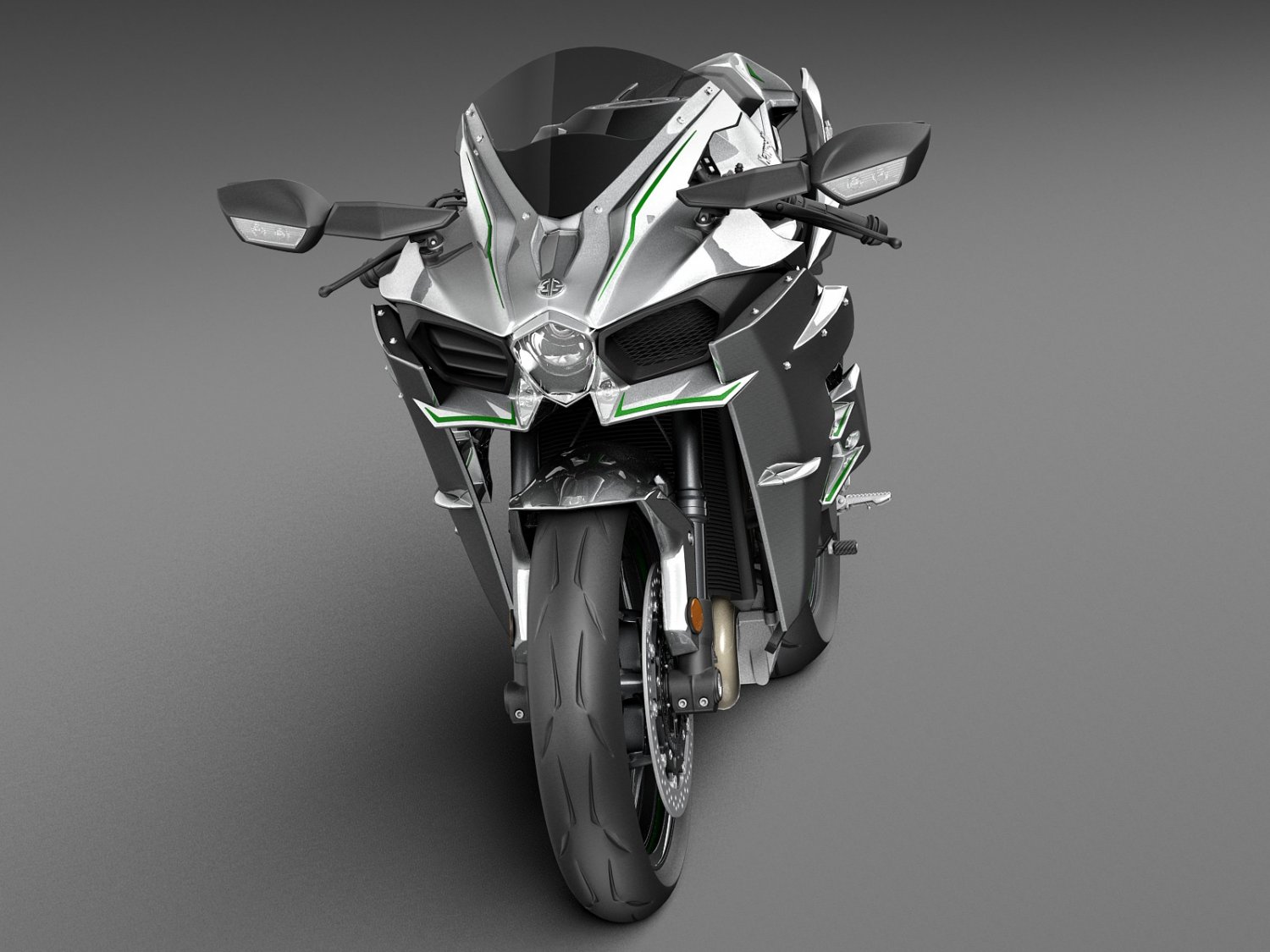 Sorg Appel til at være attraktiv Kejser Kawasaki Ninja H2R 2015 3D Model in Motorcycle 3DExport