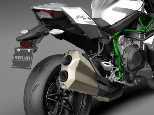 Kawasaki Ninja H2R 2015 3D-Modell