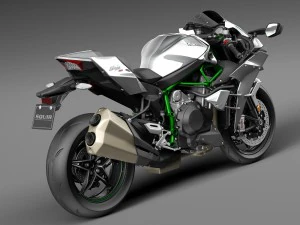 Kawasaki Ninja H2R 2015 3D Model