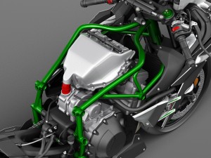 Kawasaki Ninja H2R 2015 3D-Modell