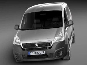 Peugeot Partner 2015 3D Model