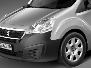 Peugeot Partner 2015 3D Model