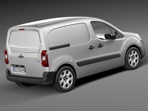 Peugeot Partner 2015 3Dモデル