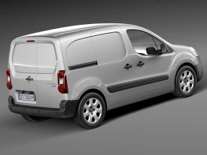Peugeot Partner 2015 3D Model