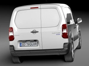 Peugeot Partner 2015 3D Model