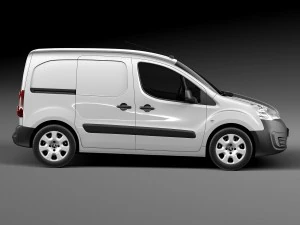 Peugeot Partner 2015 3D Model