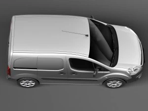 Peugeot Partner 2015 3D Model