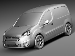 Peugeot Partner 2015 3Dモデル