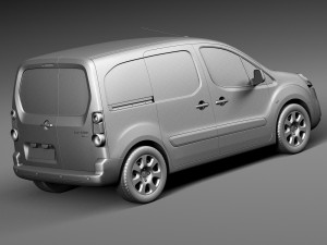 Peugeot Partner 2015 3Dモデル