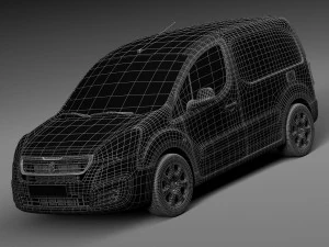 Peugeot Partner 2015 3D Model