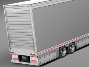 Peterbilt 587 2015 Truck with Trailer Modello 3D