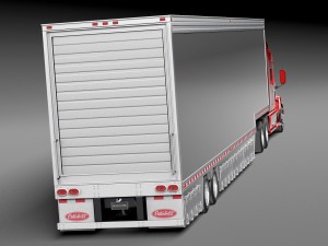 Peterbilt 587 2015 Truck with Trailer Modello 3D