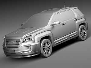 GMC Terrain Denali 2016 Modelo 3D