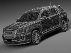 GMC Terrain Denali 2016 Modelo 3D