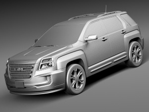 GMC Terrain Slt 2016 3D Model