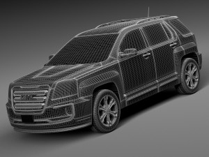 GMC Terrain Slt 2016 3D Model