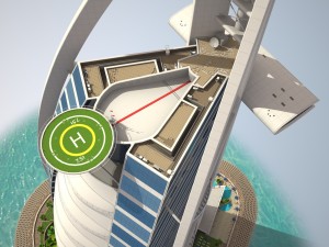 Burj Al Arab Hotel 3D Model