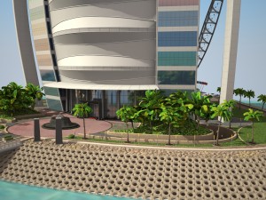 Burj Al Arab Hotel 3D Model
