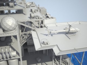 Oil Rig 3D Model