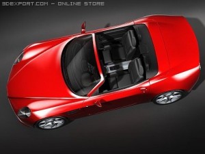 Alfa Romeo 8c Spider 3D Модель