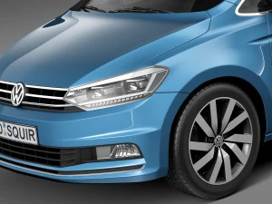 Volkswagen Touran 2016 3D Model