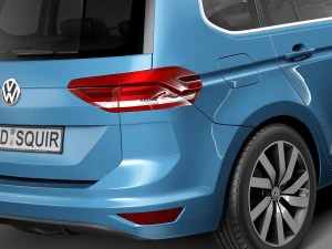 Volkswagen Touran 2016 3D Model