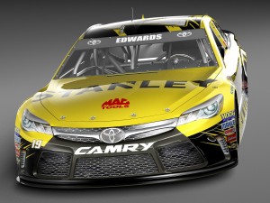 Nascar Toyota Camry Stanley 2015 lowpoly Modelo 3D