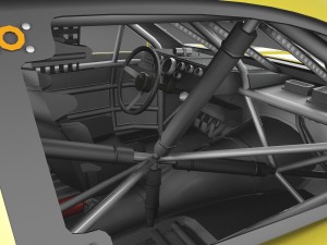 Nascar Toyota Camry Stanley 2015 lowpoly Modelo 3D