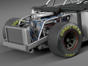 Nascar Toyota Camry Stanley 2015 lowpoly Modelo 3D