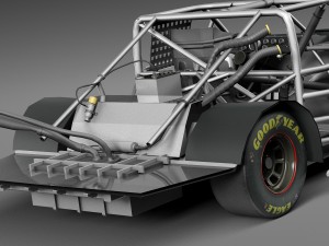 Nascar Toyota Camry Stanley 2015 lowpoly Modelo 3D