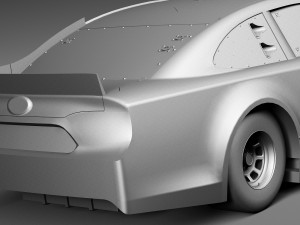 Nascar Toyota Camry Stanley 2015 lowpoly Modelo 3D