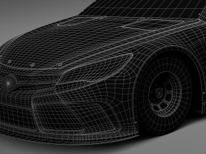 Nascar Toyota Camry Stanley 2015 lowpoly Modelo 3D
