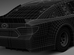 Nascar Toyota Camry Stanley 2015 lowpoly Modelo 3D