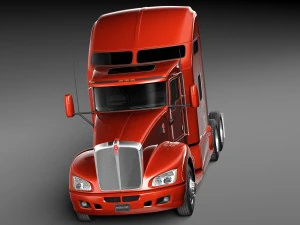 Kenworth T660 2015 Semi Truck 3D Model