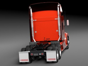 Kenworth T660 2015 Semi Truck Modelo 3D