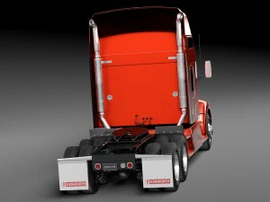 Kenworth T660 2015 Semi Truck 3D Model