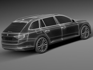 Skoda Superb Kombi 2016 Modelo 3D