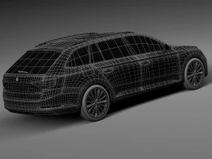Skoda Superb Kombi 2016 3D Model