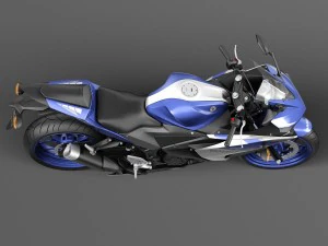 Yamaha YZF-R3 2015 3D Model