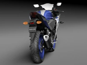 Yamaha YZF-R3 2015 3D Model