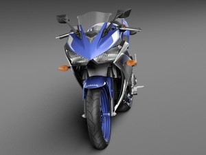 Yamaha YZF-R3 2015 3D मॉडल