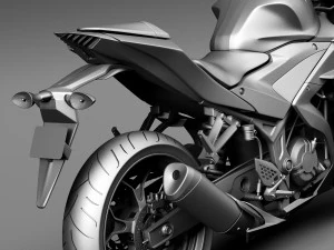 Yamaha YZF-R3 2015 3D Model