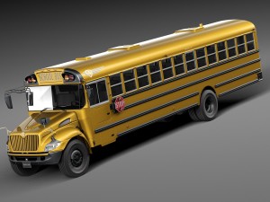 IC CE Series Schoolbus 2015 3D 模型