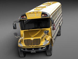 IC CE Series Schoolbus 2015 3D 모델
