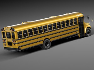 IC CE Series Schoolbus 2015 3D 모델
