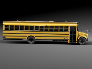 IC CE Series Schoolbus 2015 3D 모델