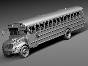 IC CE Series Schoolbus 2015 3D 모델