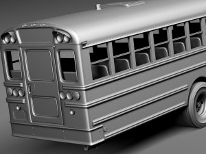 IC CE Series Schoolbus 2015 3D 모델